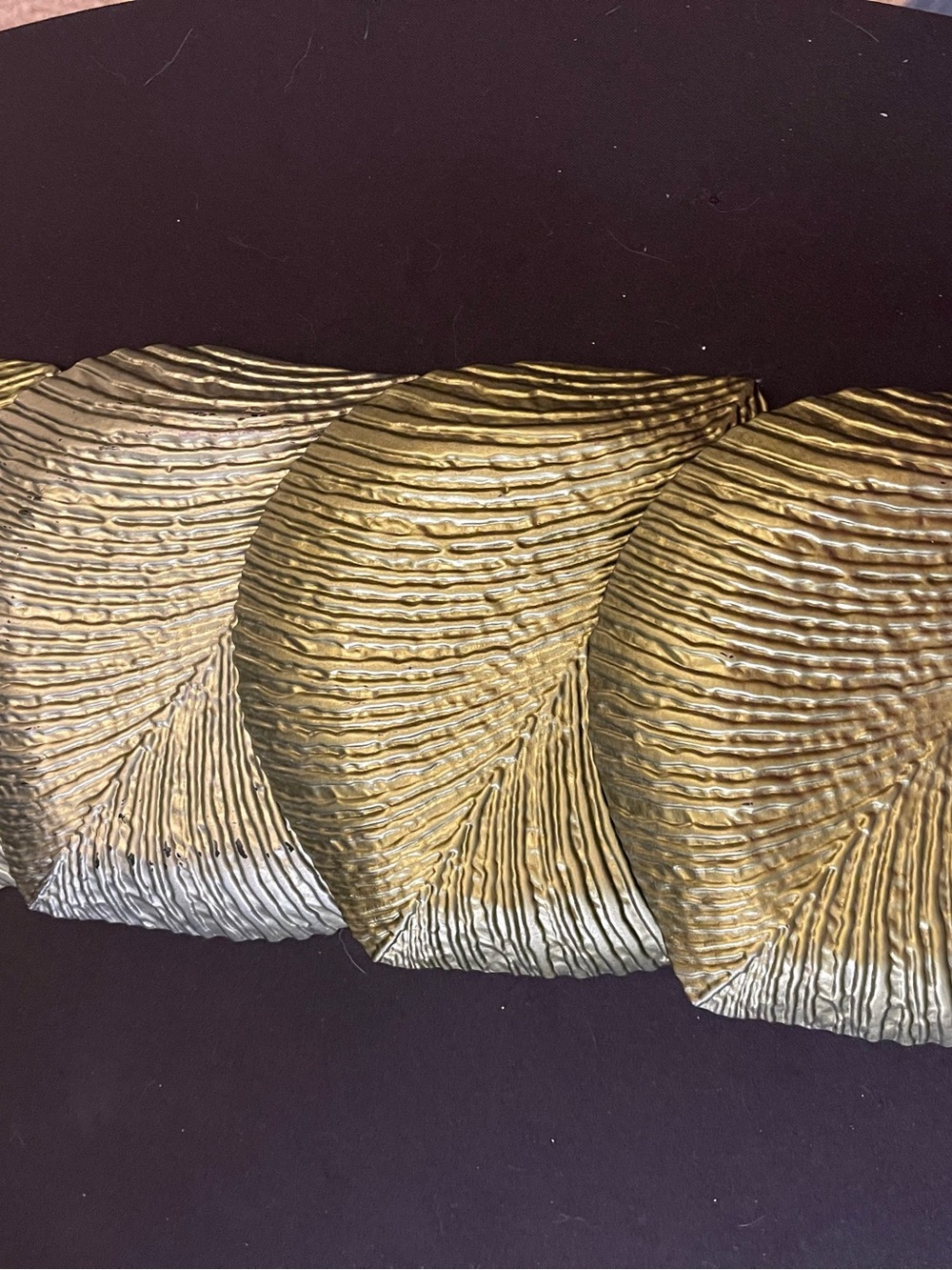 Princess House Olive Green Textured Ceramic Salad Plates - Set of 4 - Picture 2 of 2